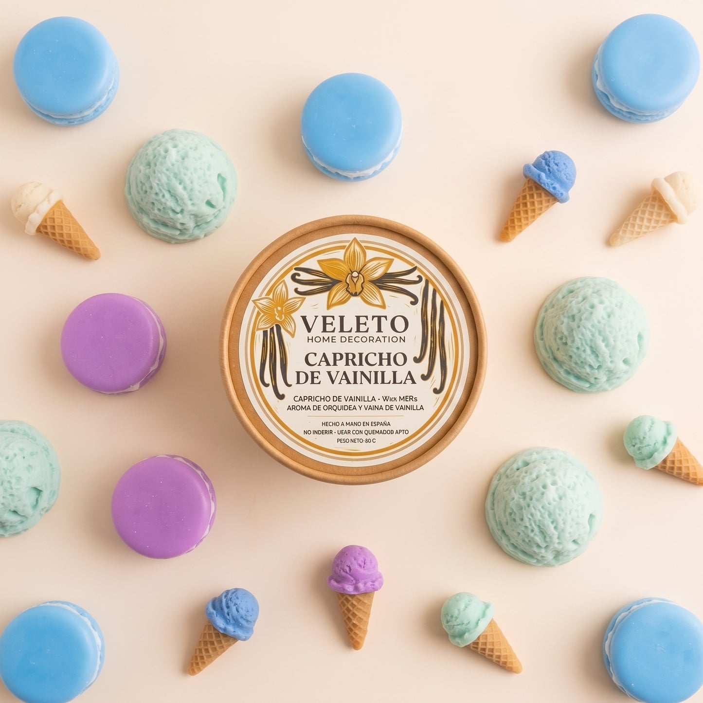 Wax Melts Tarrina Capricho de Vainilla