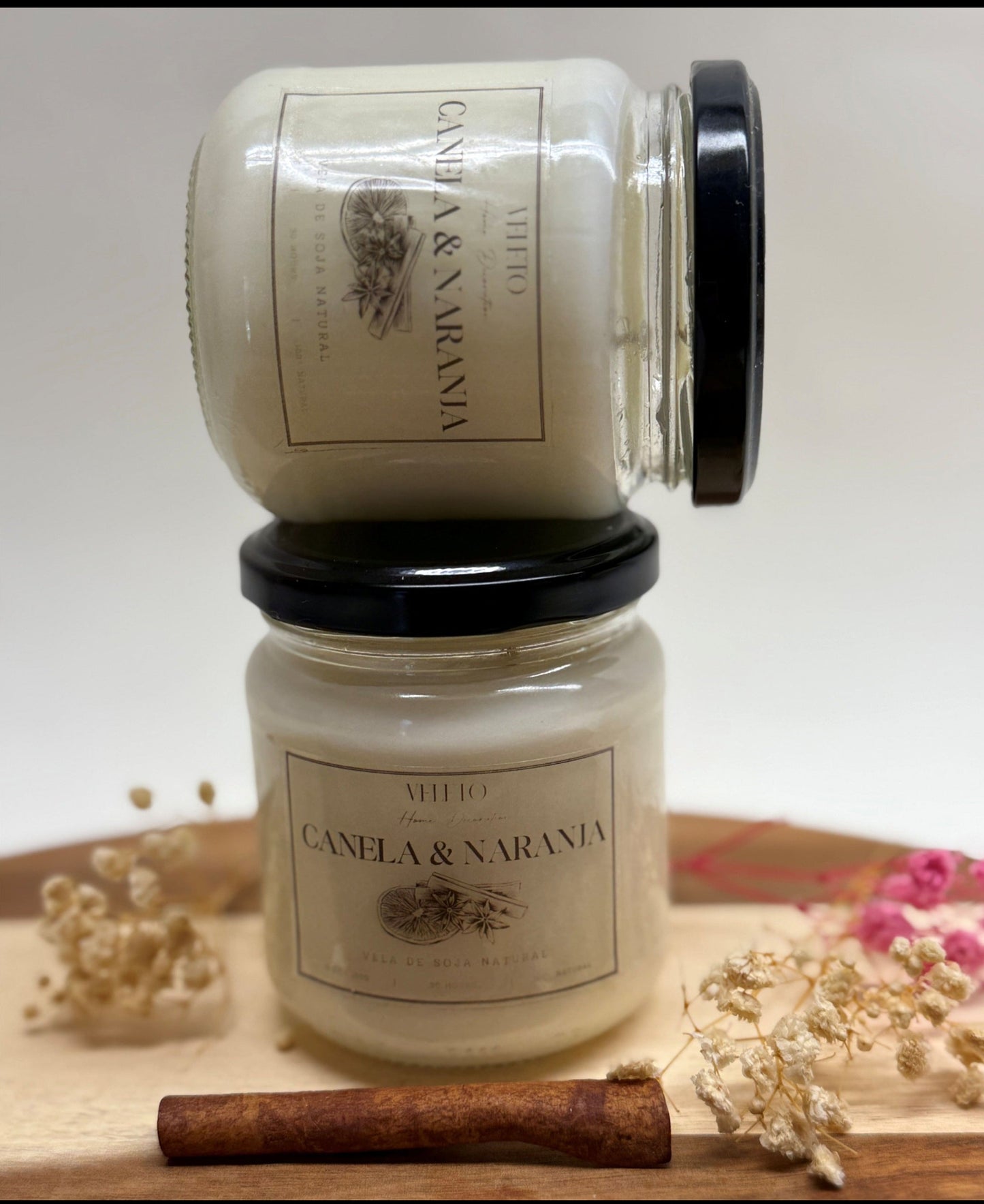 Vela Aromática Canela y Naranja