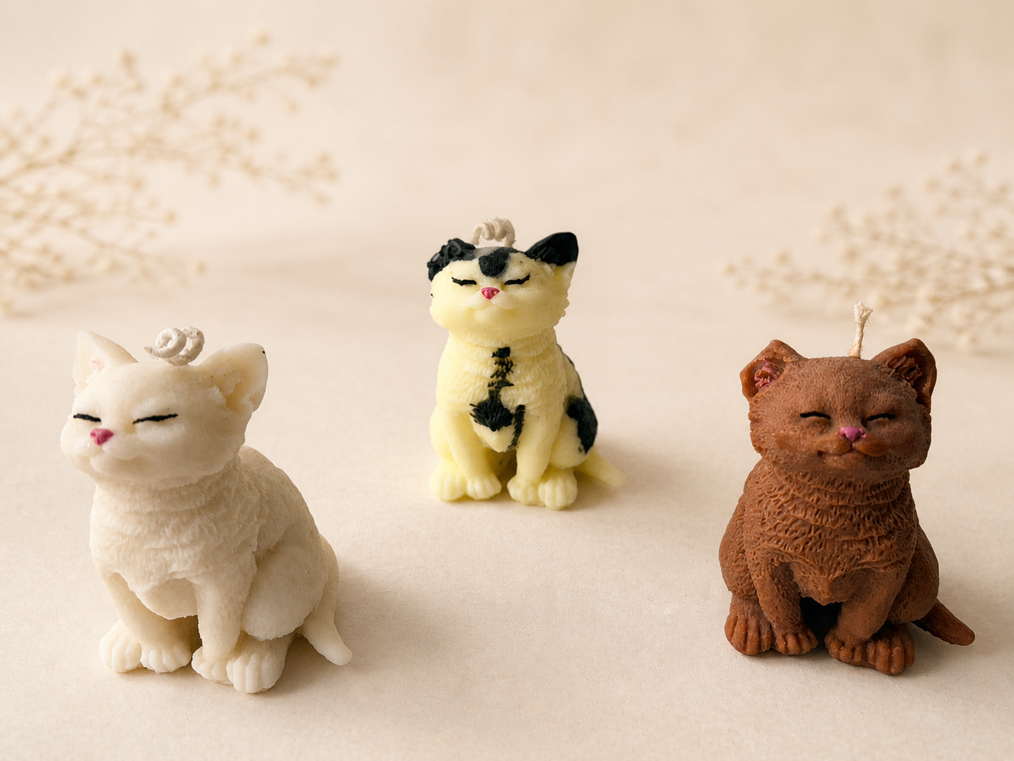 Vela Gato Peludo
