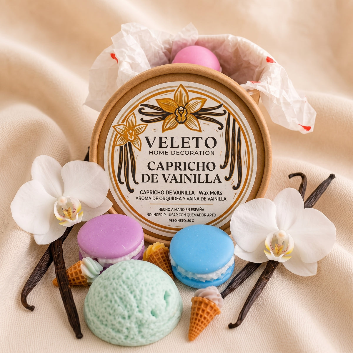 Wax Melts Tarrina Capricho de Vainilla