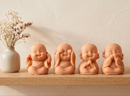 Velas Budas - Set de 4