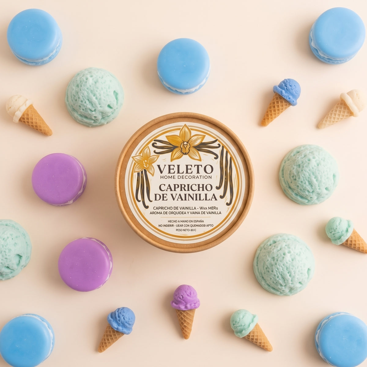Wax Melts Tarrina Capricho de Vainilla