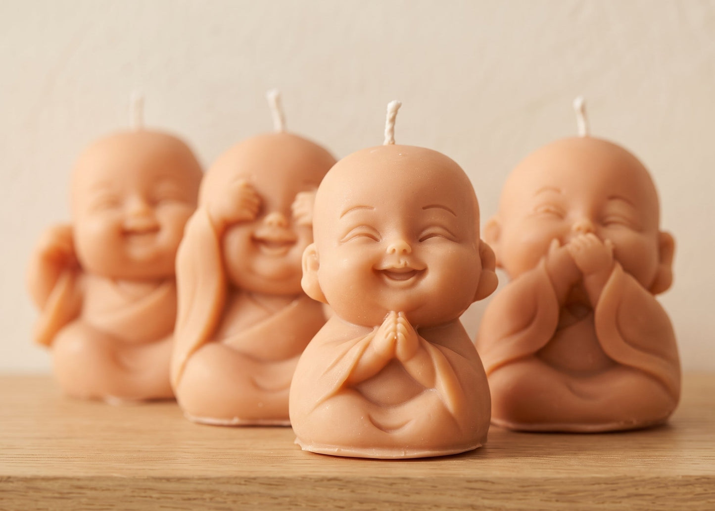 Velas Budas - Set de 4