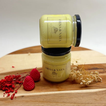 Vela Aromática Fresas y Nata