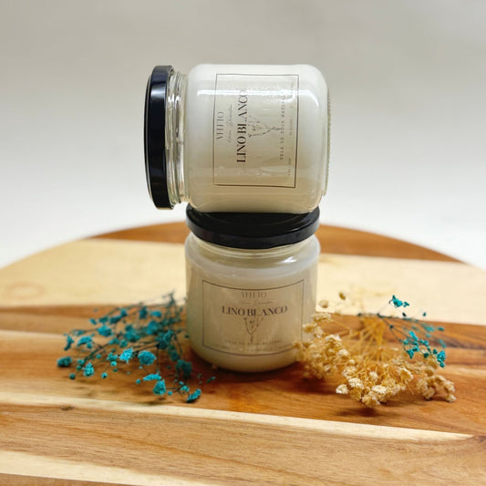Vela Aromática Lino Blanco