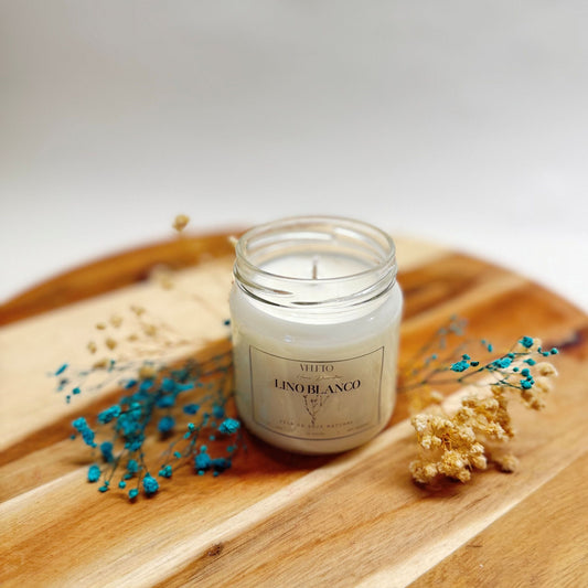 Vela Aromática Lino Blanco