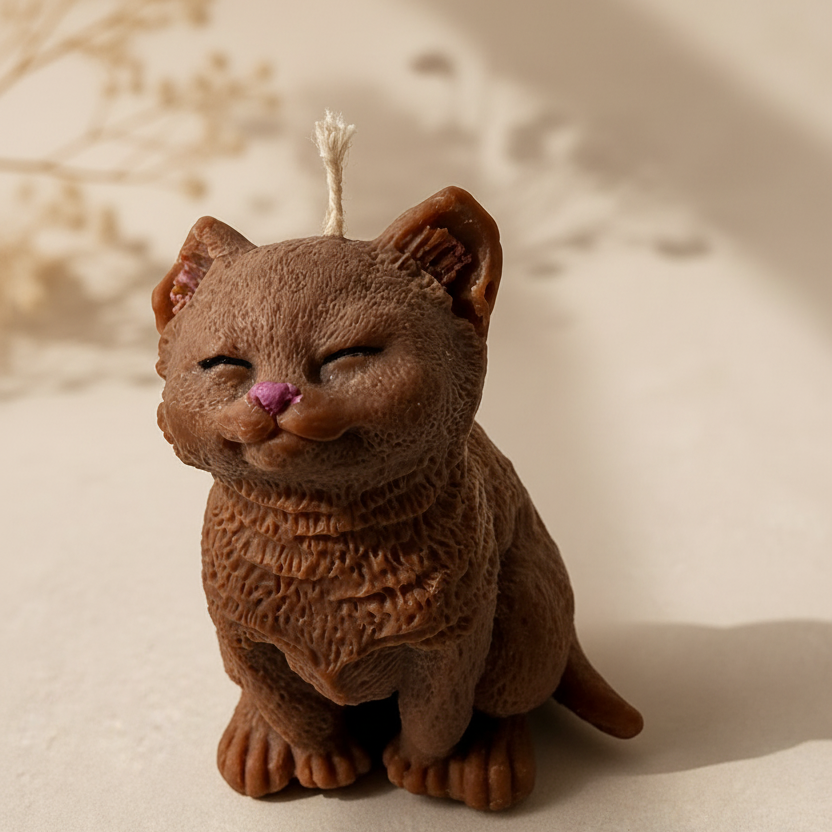 Vela Gato Peludo