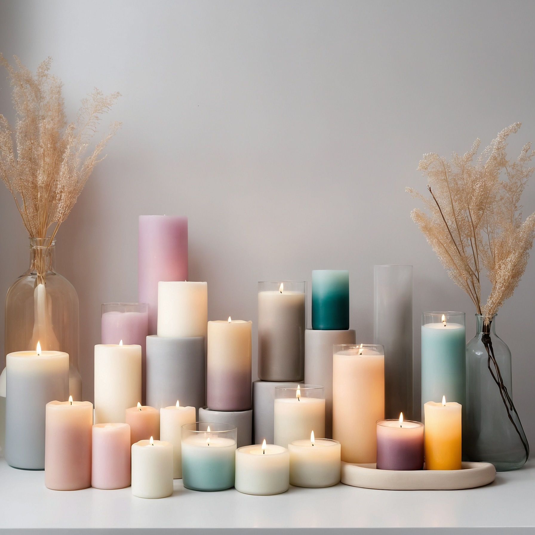 Vela aromática de soja